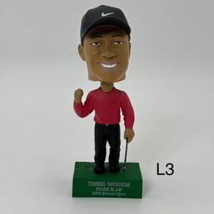 Tiger‎ Woods Bobblehead Tiger Slam 2000 British Open Upper Deck Collectibles